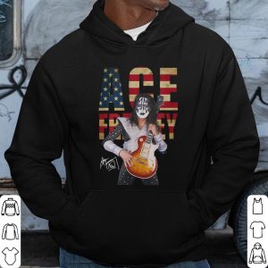 Hot Ace Frehley Kiss Band American Flag Shirt 5