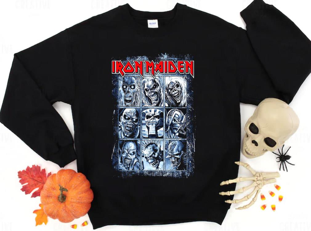 Hot Iron Maiden All Eddie Halloween Shirt, Iron Maiden Face Horror Heavy Metal Shirt, Iron Maiden Poster Shirt Hot Iron Maiden All Eddie Halloween Shirt, Iron Maiden Face Horror Heavy Metal Shirt, Iron Maiden Poster Shirt 1