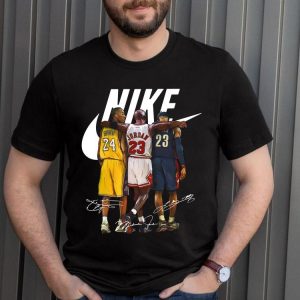 Limited Nike Kobe Bryant Michael Jordan And LeBron James Signature Shirt