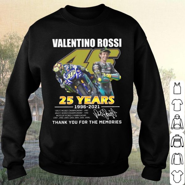 Official Valentino Rossi 25th Anniversary Shirt 2
