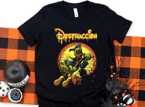 Original Destruccion Donald Duck Mickey Mouse Shirt, Disney Destruccion Halloween Shirt, Donald Horror Shirt 1