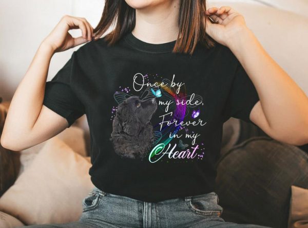 Vintage Coacker Spaniel Once By My Side Forever In My Heart Shirt, Cocker Spaniel In My Heart Shirt
