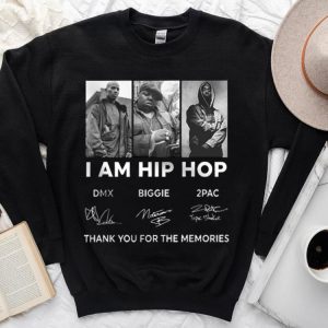 Vintage DMX Biggie 2Pac I am Hip Hop Shirt, DMX Biggie 2Pac Shirt 4