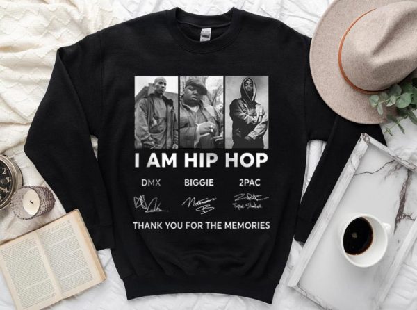 Vintage DMX Biggie 2Pac I am Hip Hop Shirt, DMX Biggie 2Pac Shirt 2