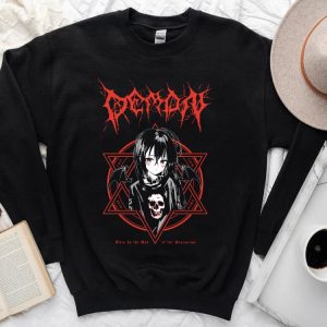 Vintage Demon Nadegata This Is The End of The Beginning Shirt, Anime Girl Demon Satanic Shirt 4