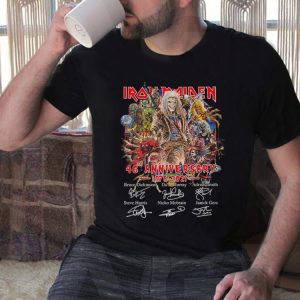 Vintage Ironmaiden 46th Anniversary 1975 2021 Shirt, Ironmaiden Signature Members Shirt 3 Vintage Ironmaiden 46th Anniversary 1975 2021 Shirt, Ironmaiden Signature Members Shirt