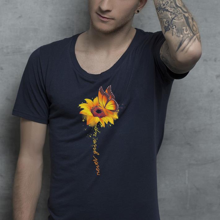 Butterfly sunflower never give up raise multiple sclerosis awareness shirt Butterfly sunflower never give up raise multiple sclerosis awareness shirt 4 1 - Butterfly sunflower never give up raise multiple sclerosis awareness shirt