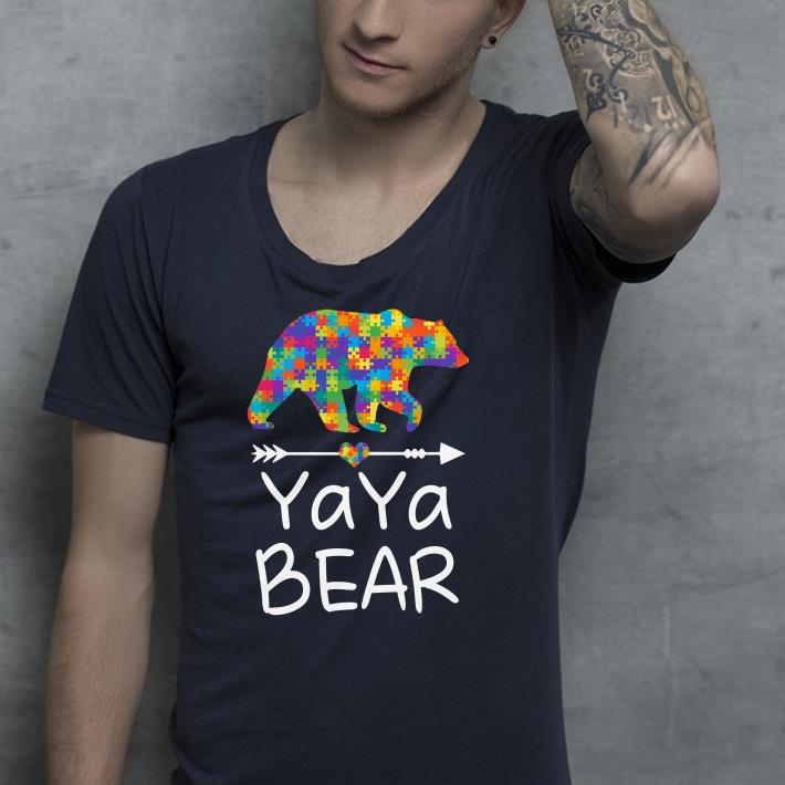 YaYa Bear Autism Awareness shirt YaYa Bear Autism Awareness shirt 4 - YaYa Bear Autism Awareness shirt