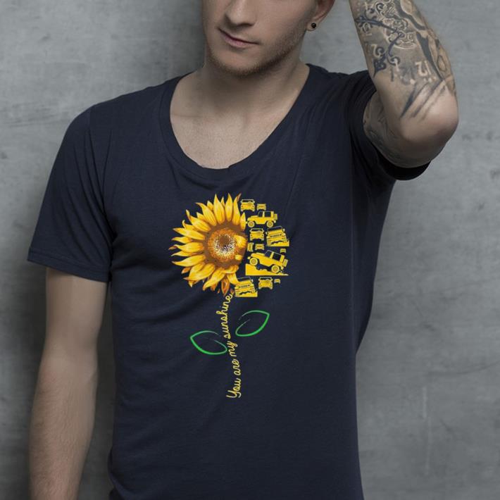 You re my sunshine sunflower jeep shirt 4 - You're my sunshine sunflower-jeep shirt