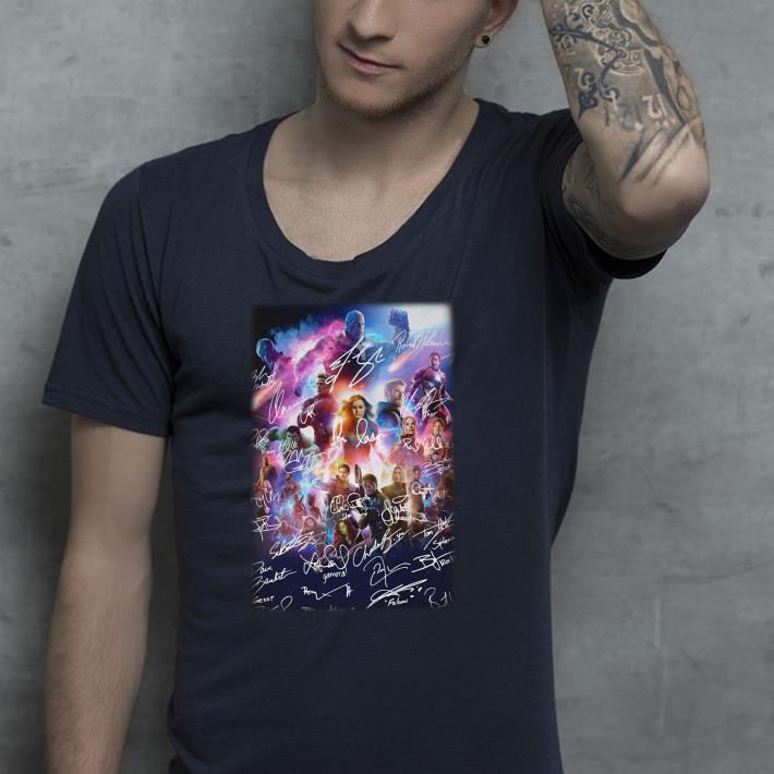 Captain Marvel Avengers Endgame signature shirt Captain Marvel Avengers Endgame signature shirt 4 - Captain Marvel Avengers Endgame signature shirt