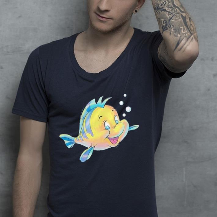Disney The Little Mermaid Flounder Bubbles shirt 4 - Disney The Little Mermaid Flounder Bubbles shirt