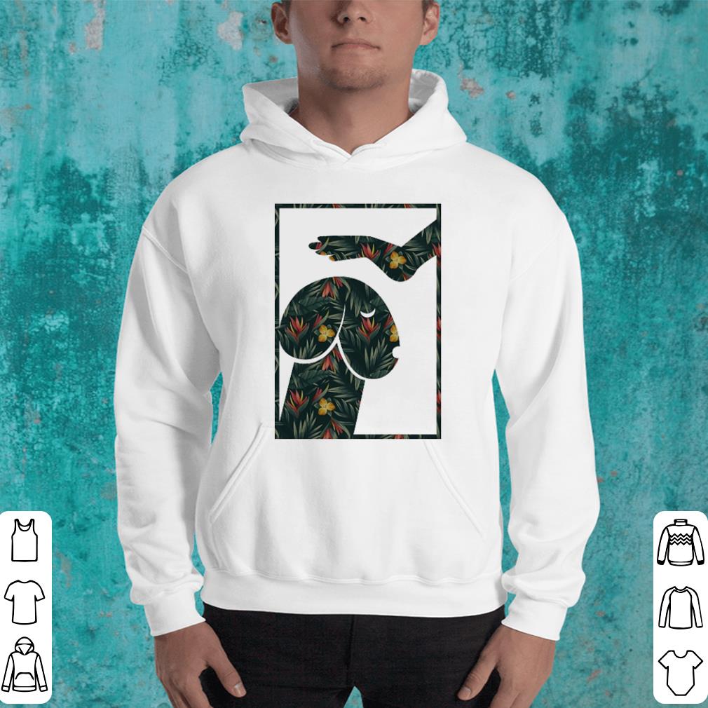 Dog Lover Floral hand touch head Dachshund shirt 4 - Dog Lover Floral hand touch head Dachshund shirt