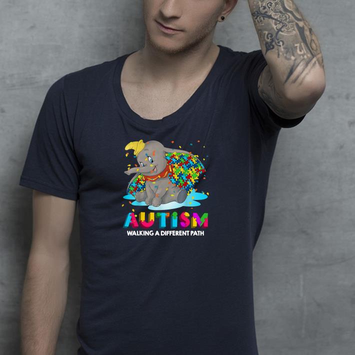 Elephant autism walking a different path shirt Elephant autism walking a different path shirt 4 - Elephant autism walking a different path shirt