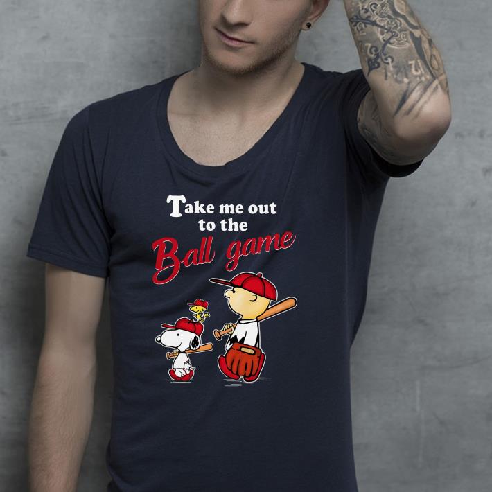 Snoopy Woodstock and Schroeder take me out to the ball game shirt 4 - Snoopy Woodstock and Schroeder take me out to the ball game shirt