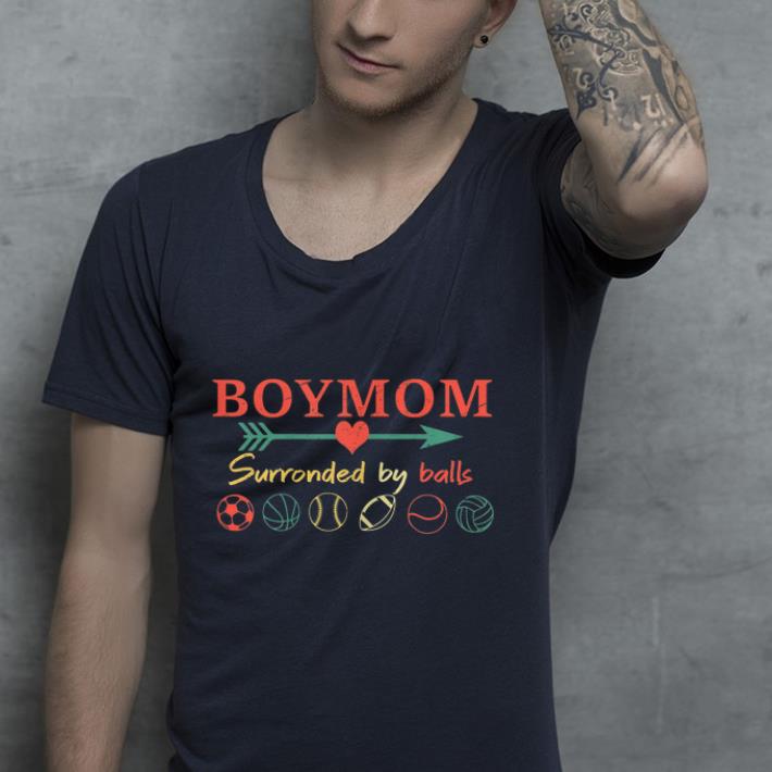 Vintage boy mom surrounded by balls shirt 4 - Vintage boy mom surrounded by balls  shirt