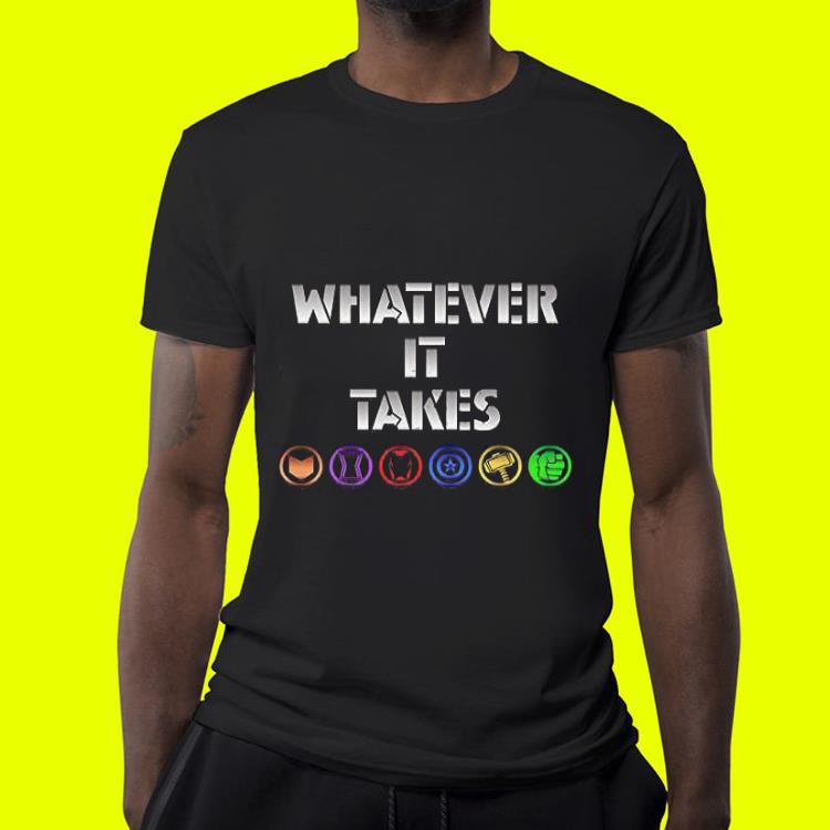 What ever It Takes End Game Avenger Icons shirt 4 - What ever It Takes End Game Avenger Icons shirt