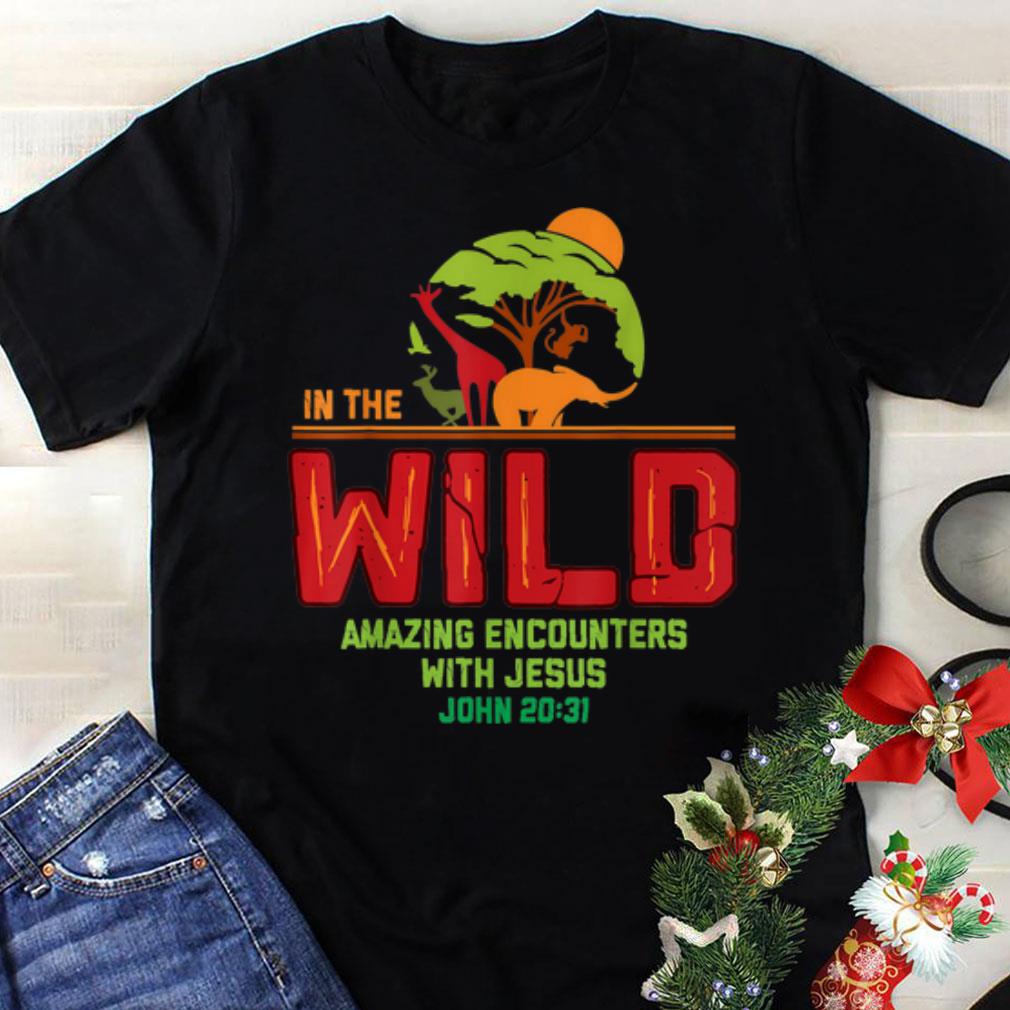 Best price Animal In The Wild Amazing Encounters With Jesus shirt 1 - Best price Animal In The Wild Amazing Encounters With Jesus shirt