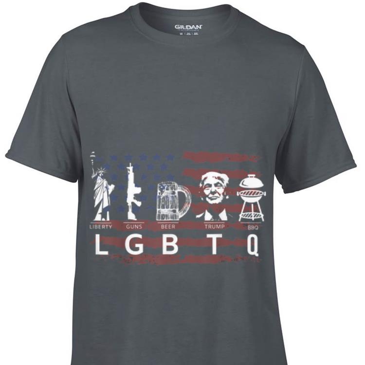 Liberty Guns Beer Trump BBQ American Flag Sweater 1 1 - Liberty Guns Beer Trump BBQ American Flag Sweater