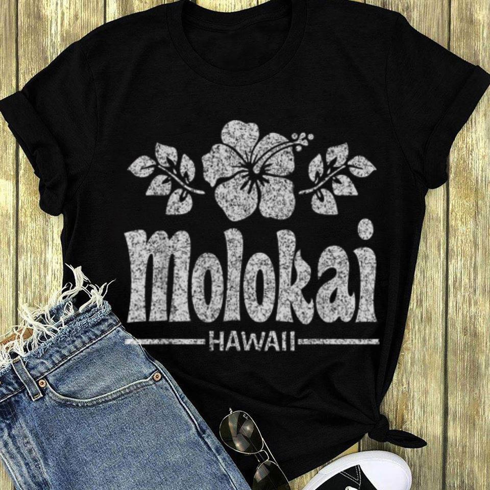 Molokai Hawaiian Flowers long sleeve 1 - Molokai Hawaiian Flowers long sleeve