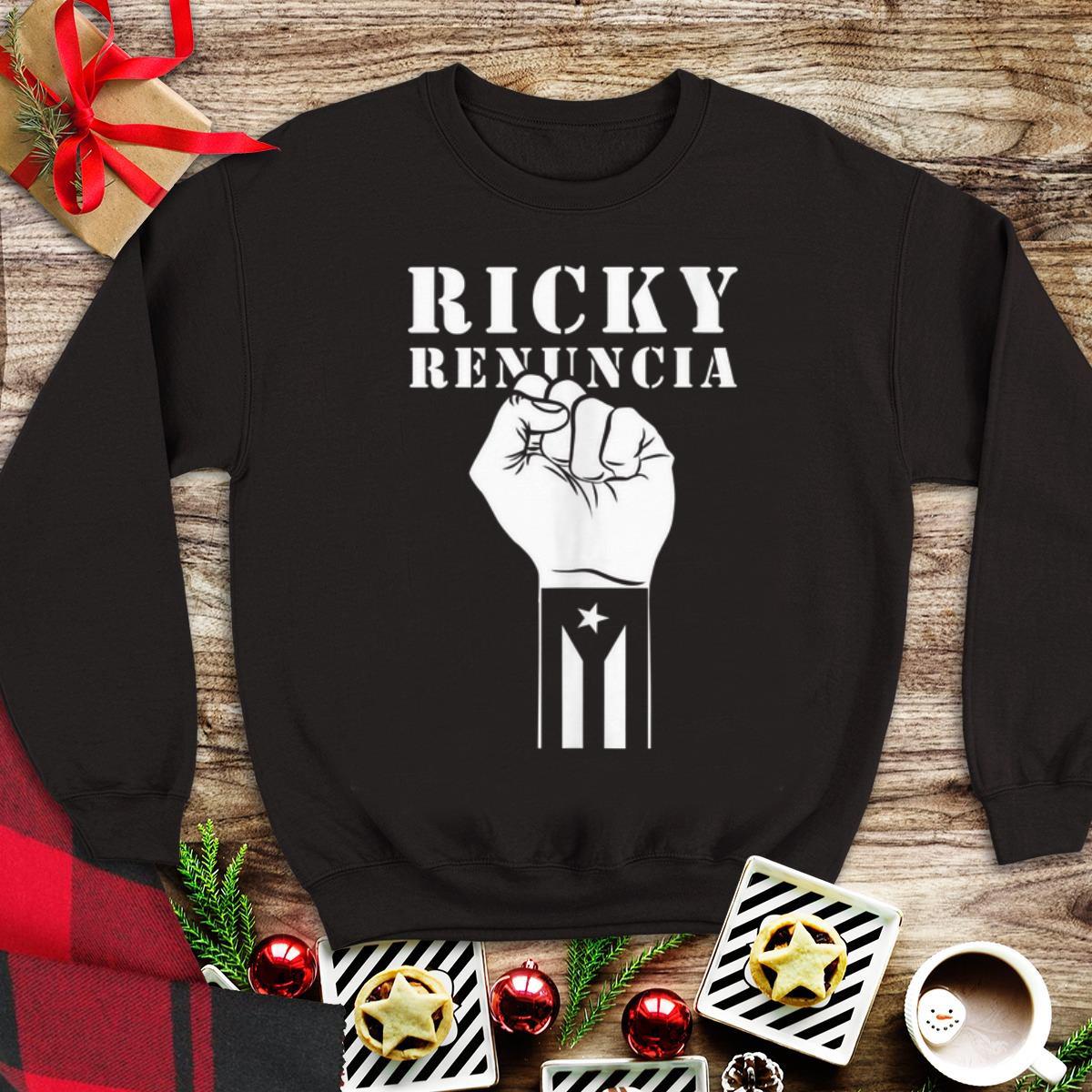 Raise The Fist Ricky Renuncia Puerto Rico Political tank top 1 - Raise The Fist Ricky Renuncia Puerto Rico Political tank top
