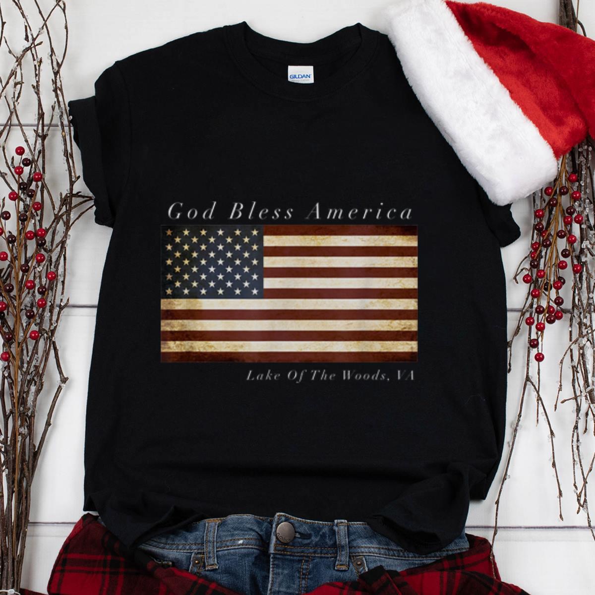 The Best God Bless American Lake Of the Wood Va Usa Flag shirt 1 - The Best God Bless American Lake Of the Wood Va Usa Flag shirt