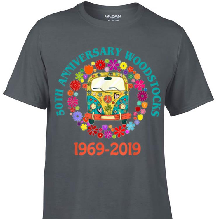 Awesome Hippie Woodstock 50th Anniversary Peace Bus shirt 1 - Awesome Hippie Woodstock 50th Anniversary Peace Bus shirt