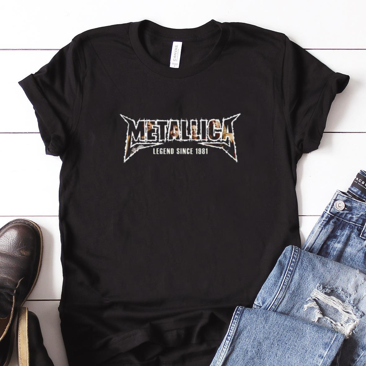 Awesome Metallica Lengend Since 1981 shirt 1 - Awesome Metallica Lengend Since 1981 shirt