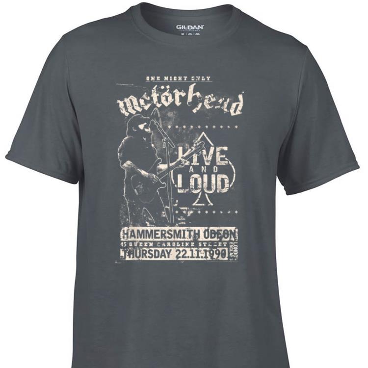 Awesome One Night only Motorhead Live And Loud shirt 1 - Awesome One Night only Motorhead Live And Loud shirt