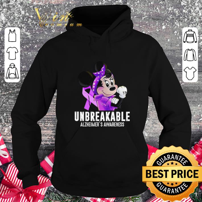 Cheap Minnie mouse unbreakable Alzhemer s Awareness shirt 4 - Cheap Minnie mouse unbreakable Alzhemer's Awareness shirt
