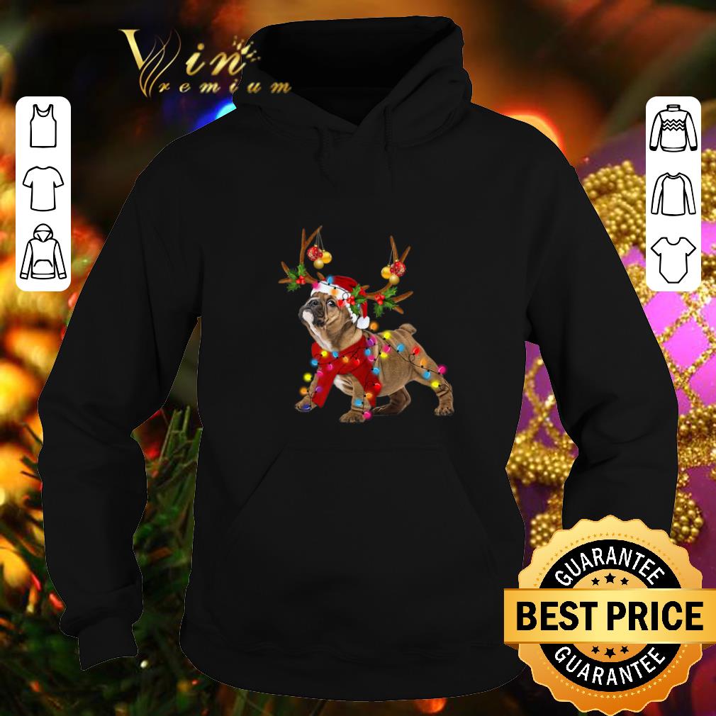 Cool Bulldog santa reindeer Christmas shirt Cool Bulldog santa reindeer Christmas shirt 4 - Cool Bulldog santa reindeer Christmas shirt