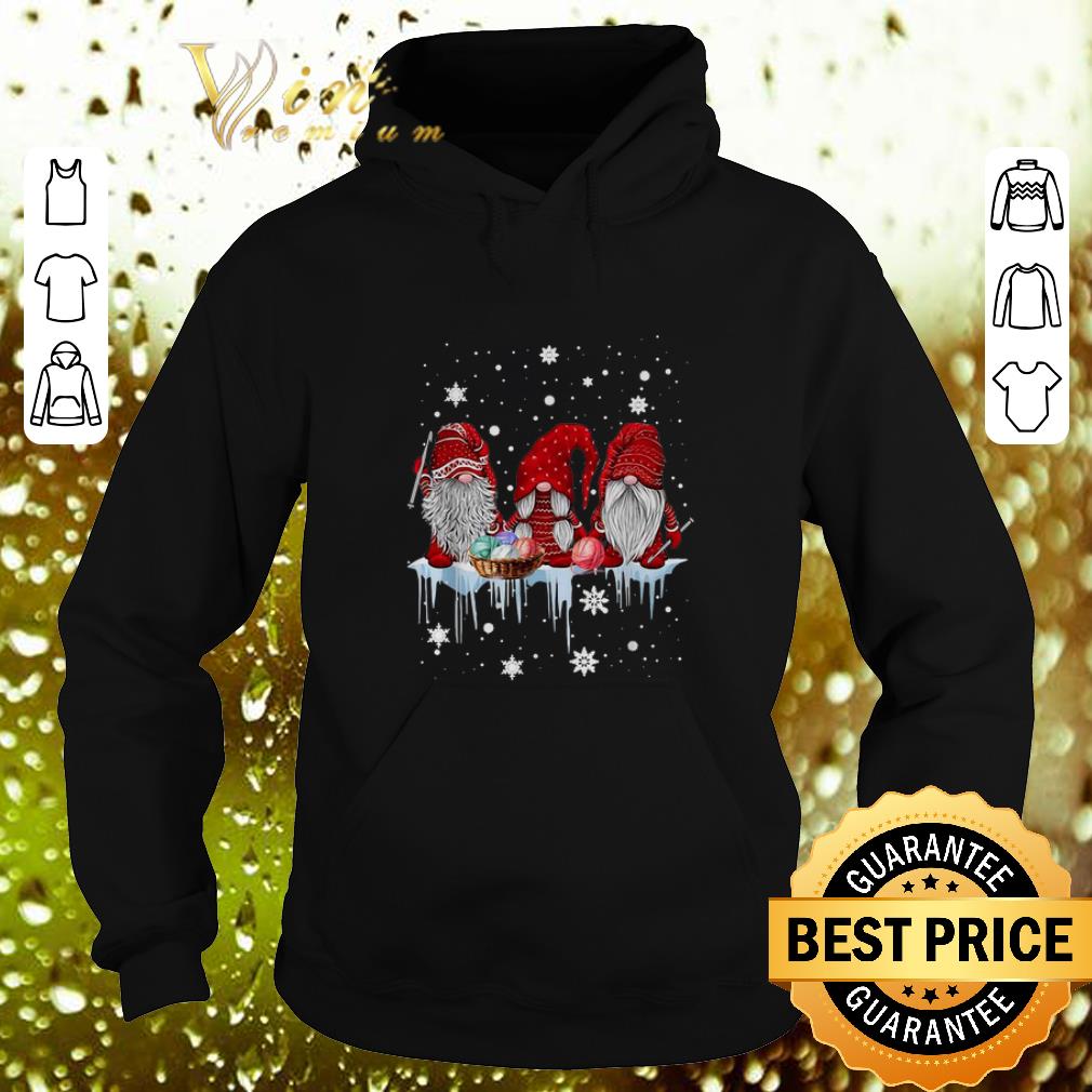 Cool Gnomes knitting Christmas shirt 4 - Cool Gnomes knitting Christmas shirt