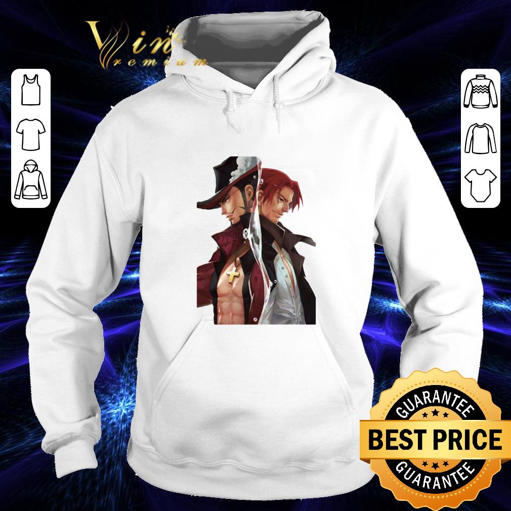 Cool One Piece Mihawk vs Shanks shirt 4 - Cool One Piece Mihawk vs Shanks shirt