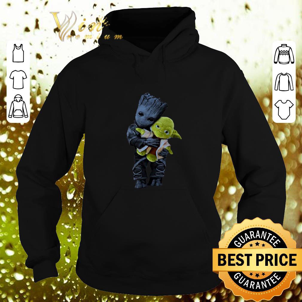 Nice Baby Groot Hugging Yoda Star Wars shirt Nice Baby Groot Hugging Yoda Star Wars shirt 4 - Nice Baby Groot Hugging Yoda Star Wars shirt
