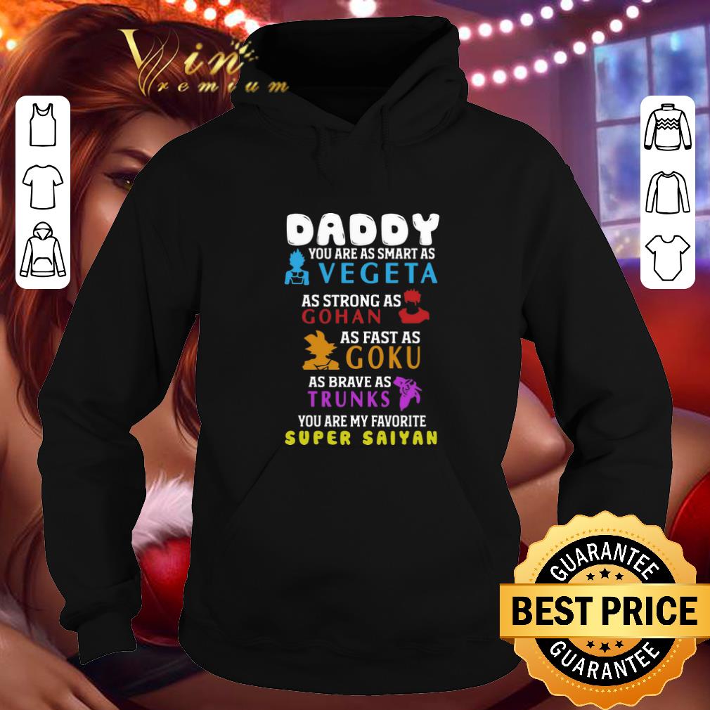 Nice Daddy you are as smart as Vegeta as strong as Gohan Goku Trunks shirt Nice Daddy you are as smart as Vegeta as strong as Gohan Goku Trunks shirt 4 - Nice Daddy you are as smart as Vegeta as strong as Gohan Goku Trunks shirt