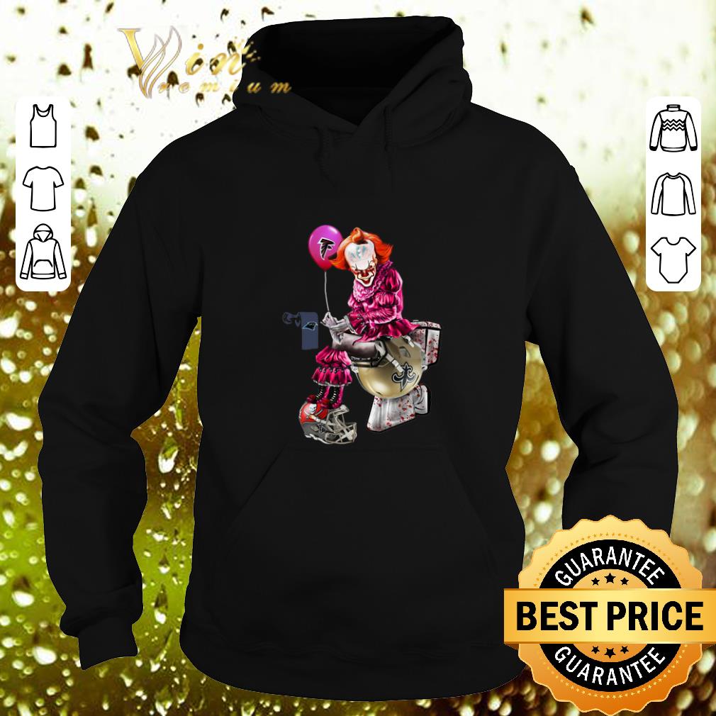 Nice Pennywise Atlanta Falcons Panthers Toilet New Orleans Saints shirt Nice Pennywise Atlanta Falcons Panthers Toilet New Orleans Saints shirt 4 - Nice Pennywise Atlanta Falcons Panthers Toilet New Orleans Saints shirt