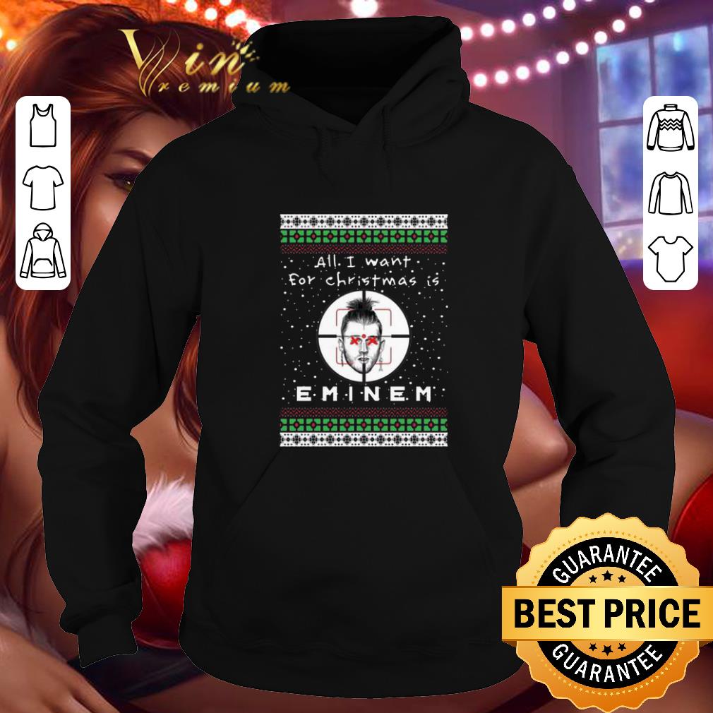 Official All i want for Christmas is Eminem Rapper shirt 4 - Official All i want for Christmas is Eminem Rapper shirt