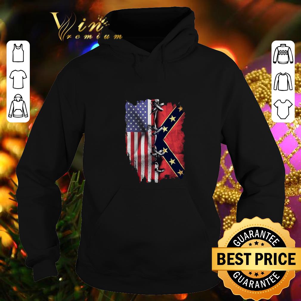 Official American flag and Mississippi flag shirt 4 - Official American flag and Mississippi flag shirt