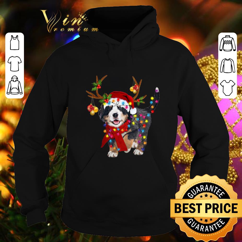 Official Bernese mountain gorgeous reindeer Christmas shirt 4 - Official Bernese mountain gorgeous reindeer Christmas shirt