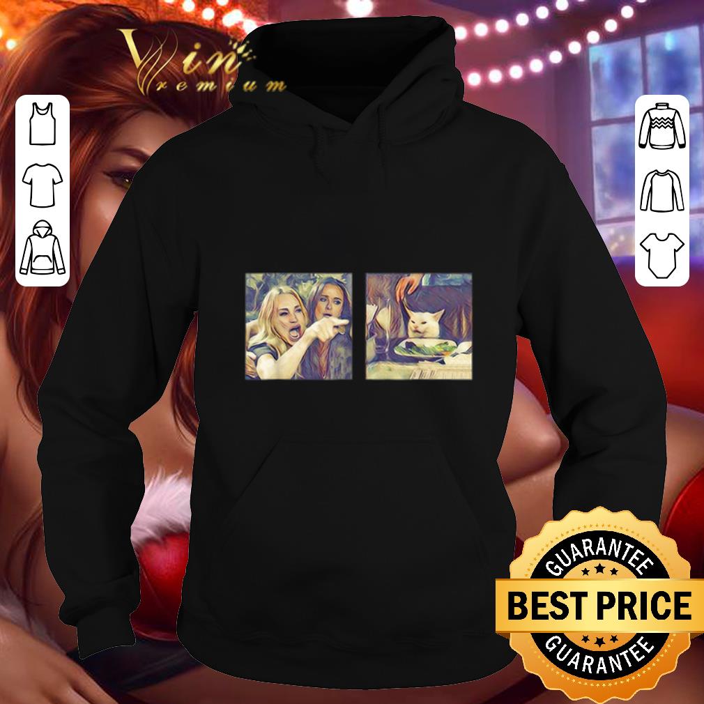Official Woman yelling at a white cat meme shirt Official Woman yelling at a white cat meme shirt 4 - Official Woman yelling at a white cat meme shirt