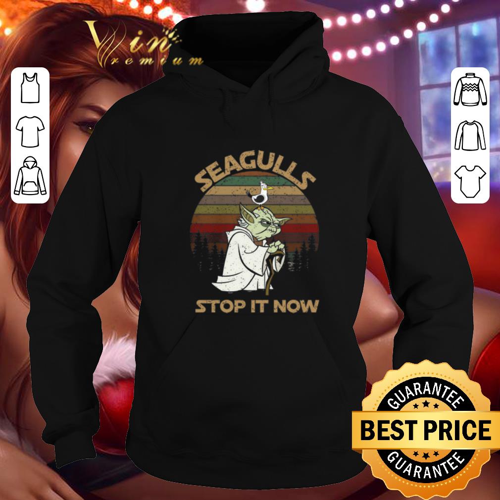 Official Yoda Seagulls stop it now vintage shirt Official Yoda Seagulls stop it now vintage shirt 4 - Official Yoda Seagulls stop it now vintage shirt