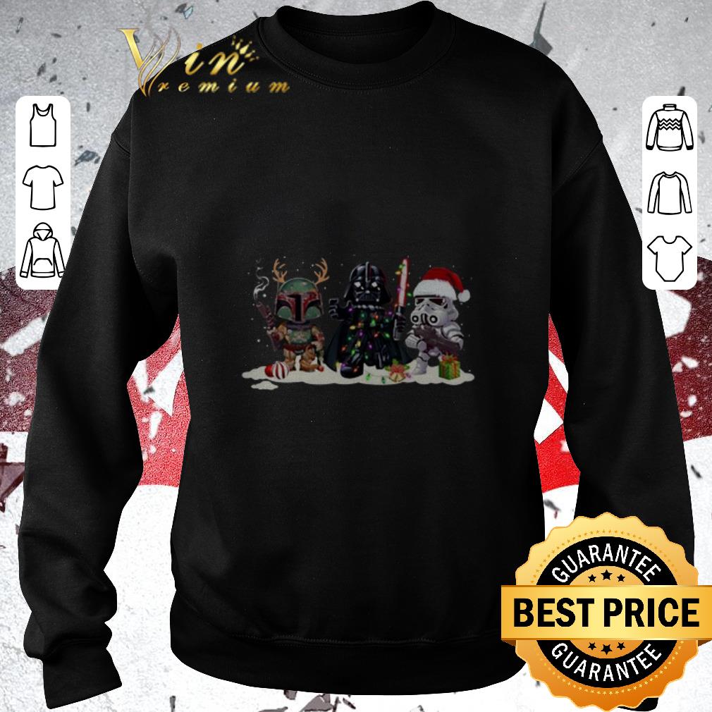 Star Wars Stormtrooper Boba Fett Darth Vader Christmas shirt Star Wars Stormtrooper Boba Fett Darth Vader Christmas shirt 4 - Star Wars Stormtrooper Boba Fett Darth Vader Christmas shirt