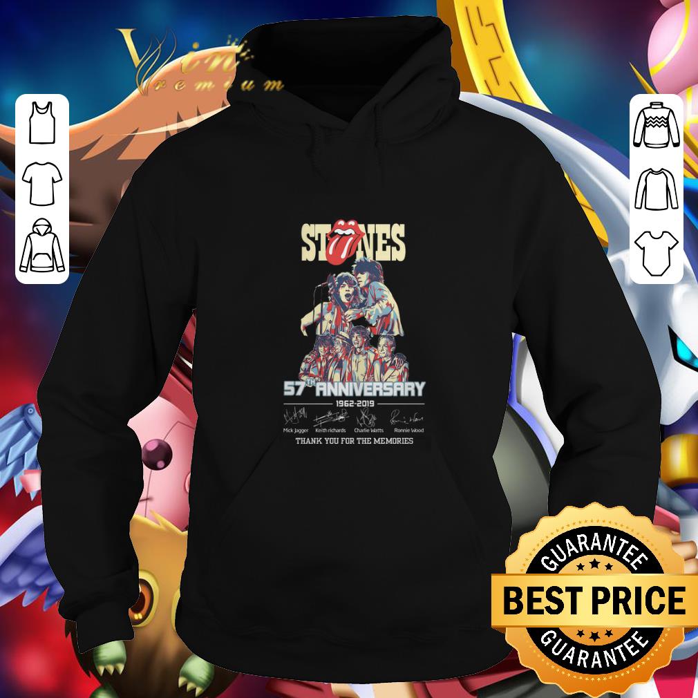 Top The Rolling Stones 57th anniversary 1962 2019 signatures thank you for the memories shirt 4 - Top The Rolling Stones 57th anniversary 1962-2019 signatures thank you for the memories shirt