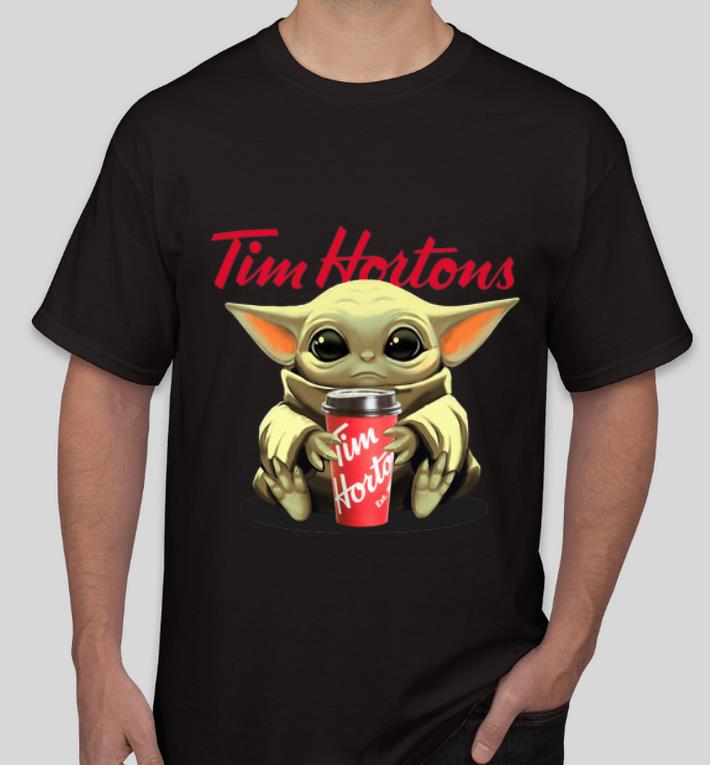 Awesome Star Wars Baby Yoda Hug Tim Hortons shirt 4 - Awesome Star Wars Baby Yoda Hug Tim Hortons shirt
