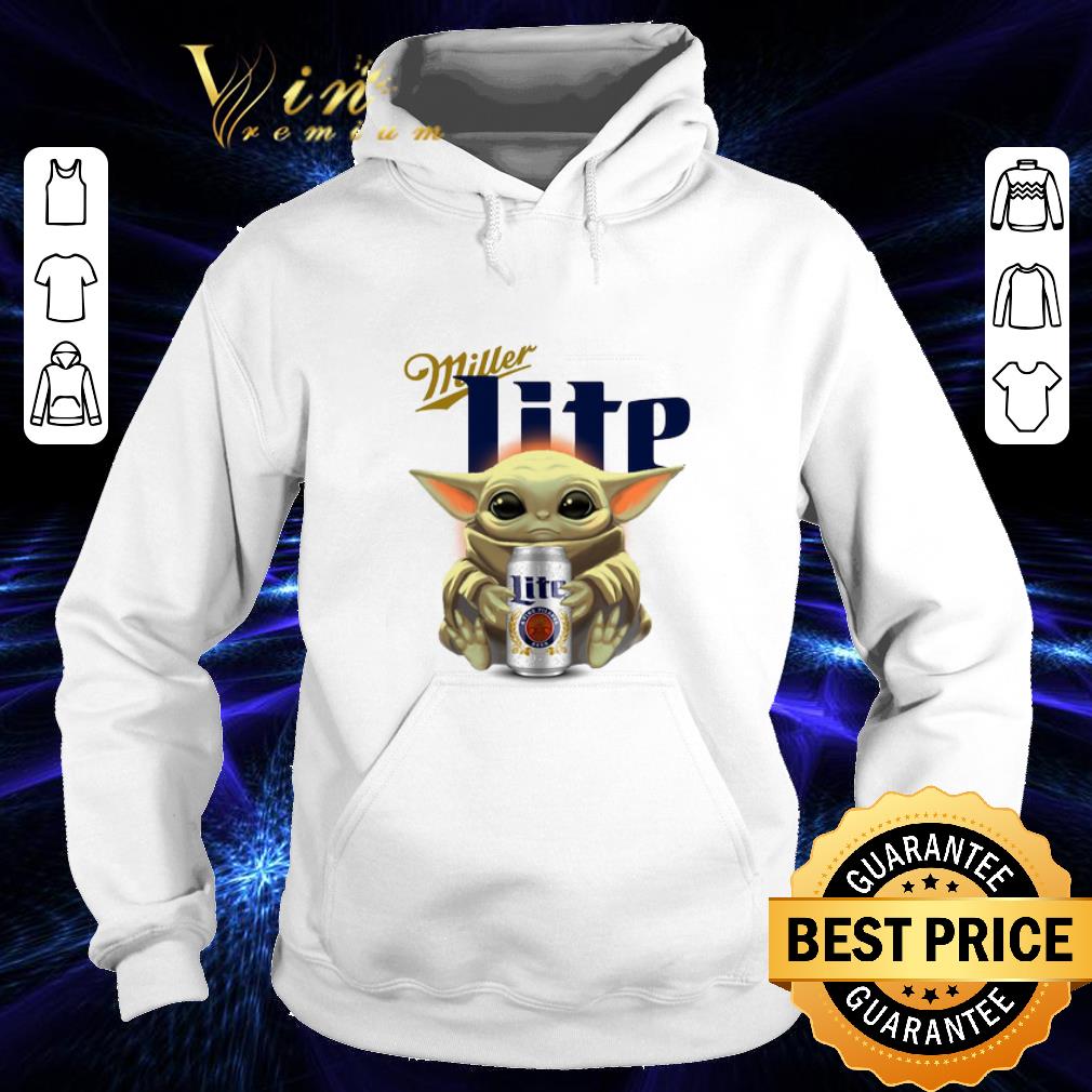 Cool Baby Yoda hug Miller Lite Star Wars Mandalorian shirt Cool Baby Yoda hug Miller Lite Star Wars Mandalorian shirt 4 - Cool Baby Yoda hug Miller Lite Star Wars Mandalorian shirt