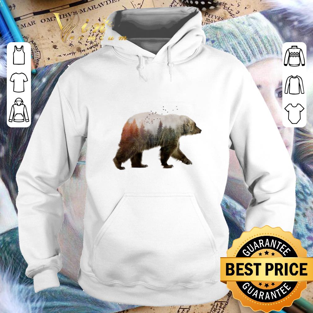 Cool Camping bear nature trees shirt 4 - Cool Camping bear nature trees shirt