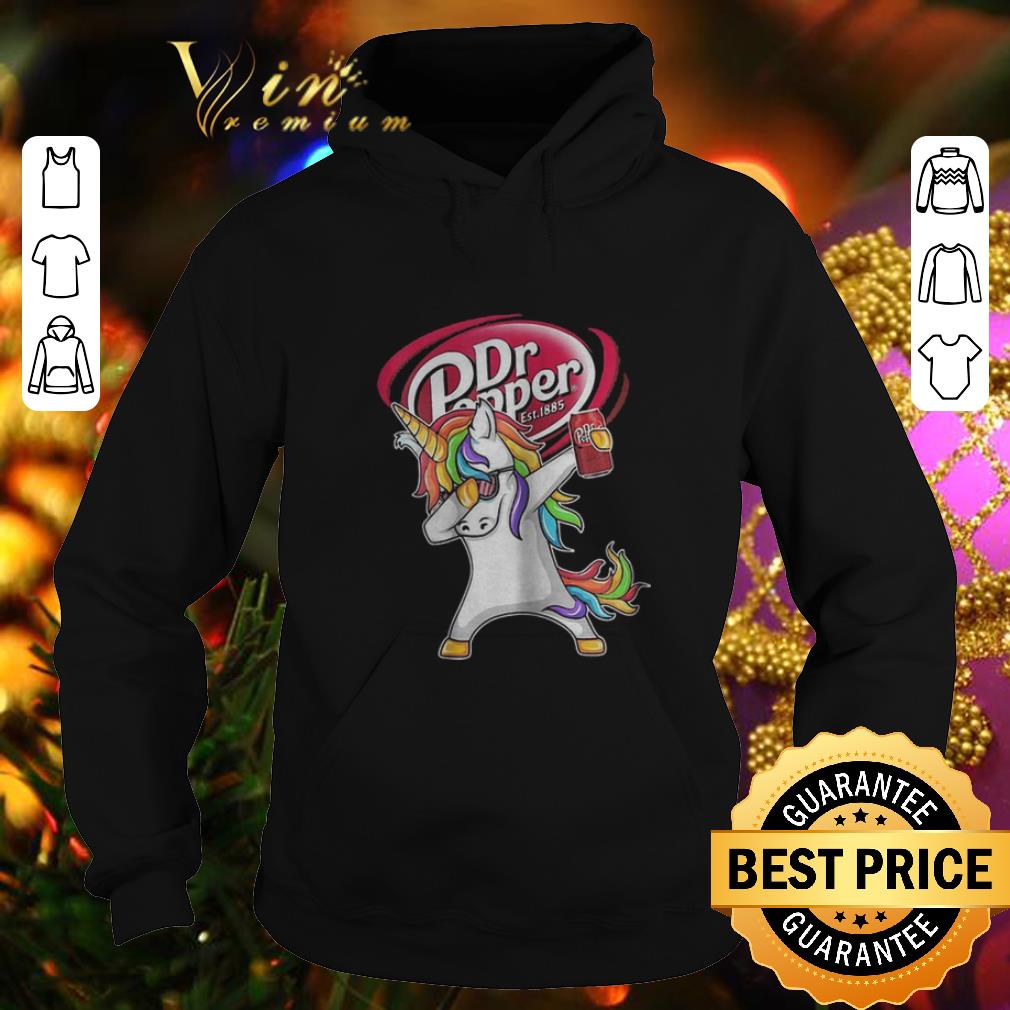 Cool Dabbing Unicorn Dr Pepper Logo shirt 4 - Cool Dabbing Unicorn Dr Pepper Logo shirt