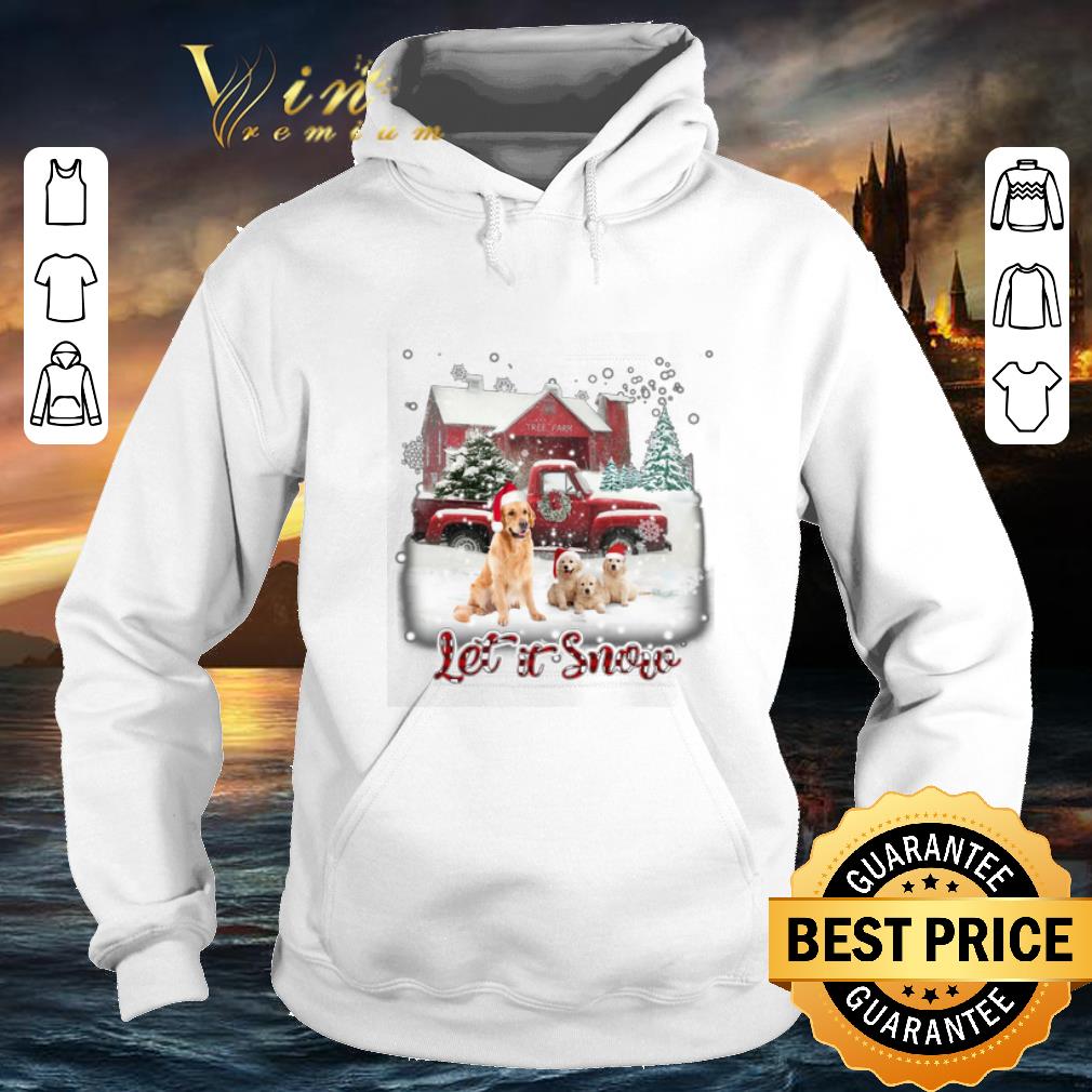 Cool Golden Retriever let it snow Christmas shirt 4 - Cool Golden Retriever let it snow Christmas shirt