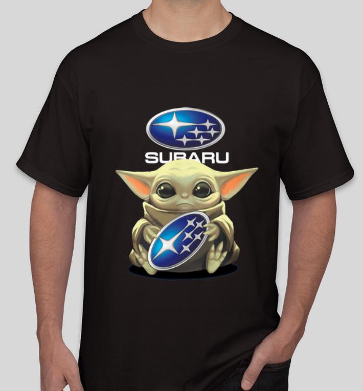 Great Star Wars Baby Yoda Hug Subaru shirt 4 - Great Star Wars Baby Yoda Hug Subaru shirt