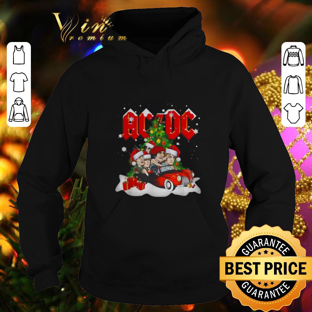 Nice ACDC driving car Christmas tree shirt 4 - Nice ACDC driving car Christmas tree shirt