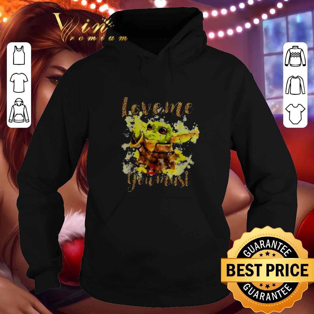 Nice Baby Yoda love me you must Star Wars leopard shirt 4 - Nice Baby Yoda love me you must Star Wars leopard shirt